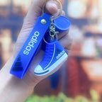 Silicone Basketball Shoe Keychain 3D Cartoon Sporty Design 6