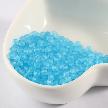 Frosted Seed Glass Beads 2mm Muted Rainbow Colors 800pcs 23