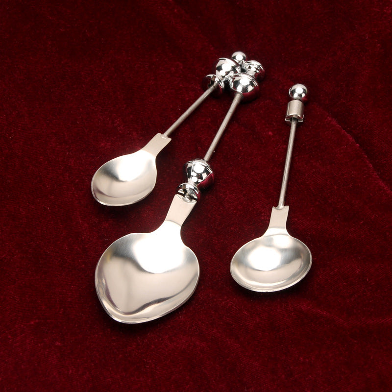 Beadable Spoon Stainless Steel Polished Finish Beadable Bar 2