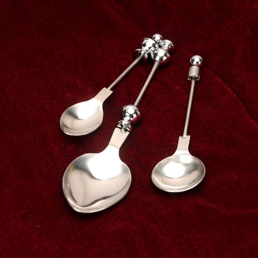 Beadable Spoon Stainless Steel Polished Finish Beadable Bar 2