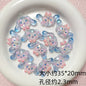 Iridescent Resin Beads Sanri Figures 5pcs Mixed Characters 10