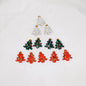 Polymer Clay Christmas Tree Rhinestone Beads 27mm Pre-Lit 2pcs 5