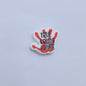 Silicone Focal Beads Halloween Skeleton Hand Cheeky Phrase 20pcs 9