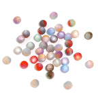 Imitation Velvet Resin Beads 8mm 10mm Irregular Pastel Jewel Colors 100pcs 5