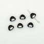 Japanese Rice Ball Metal Beads 8*10mm Enamel Painted Alloy 10pcs 16