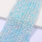 Crackle Round Glass Beads 10mm Mixed Color Dual Tone 5 Strands 7