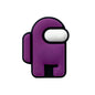Silicone Focal Beads Among Us Characters Side Profile 10pcs 10