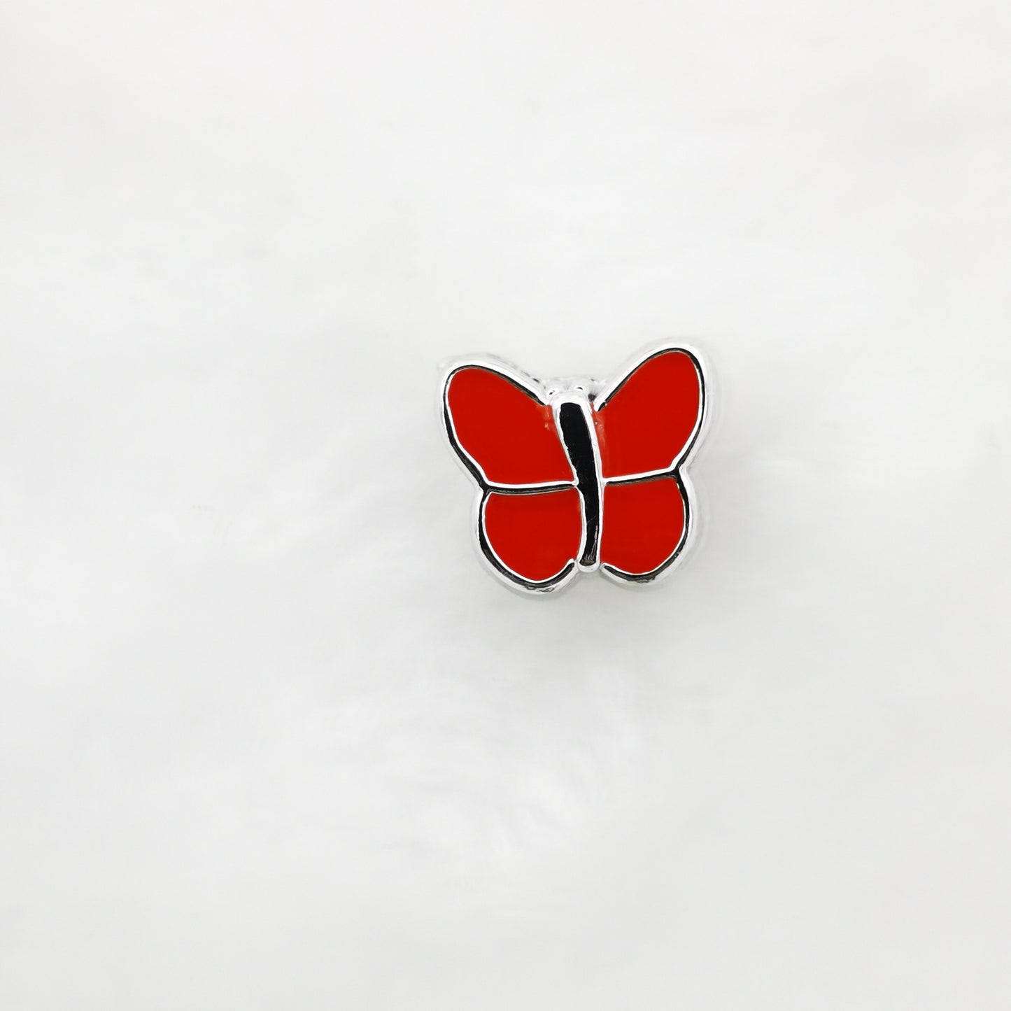 Butterfly Enamel CCB Plastic Acrylic Beads 11mm 50pcs 9