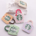 Flat Tote Bag Acrylic Beads Matte Pastel Heart Music Note 10pcs 3