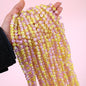 Crackle Round Glass Beads 8mm Gradient Dual Color Translucent 100pcs 18