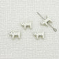 Cat Shaped Metal Beads 12mm Glossy Colorful Painted Alloy 20pcs 7