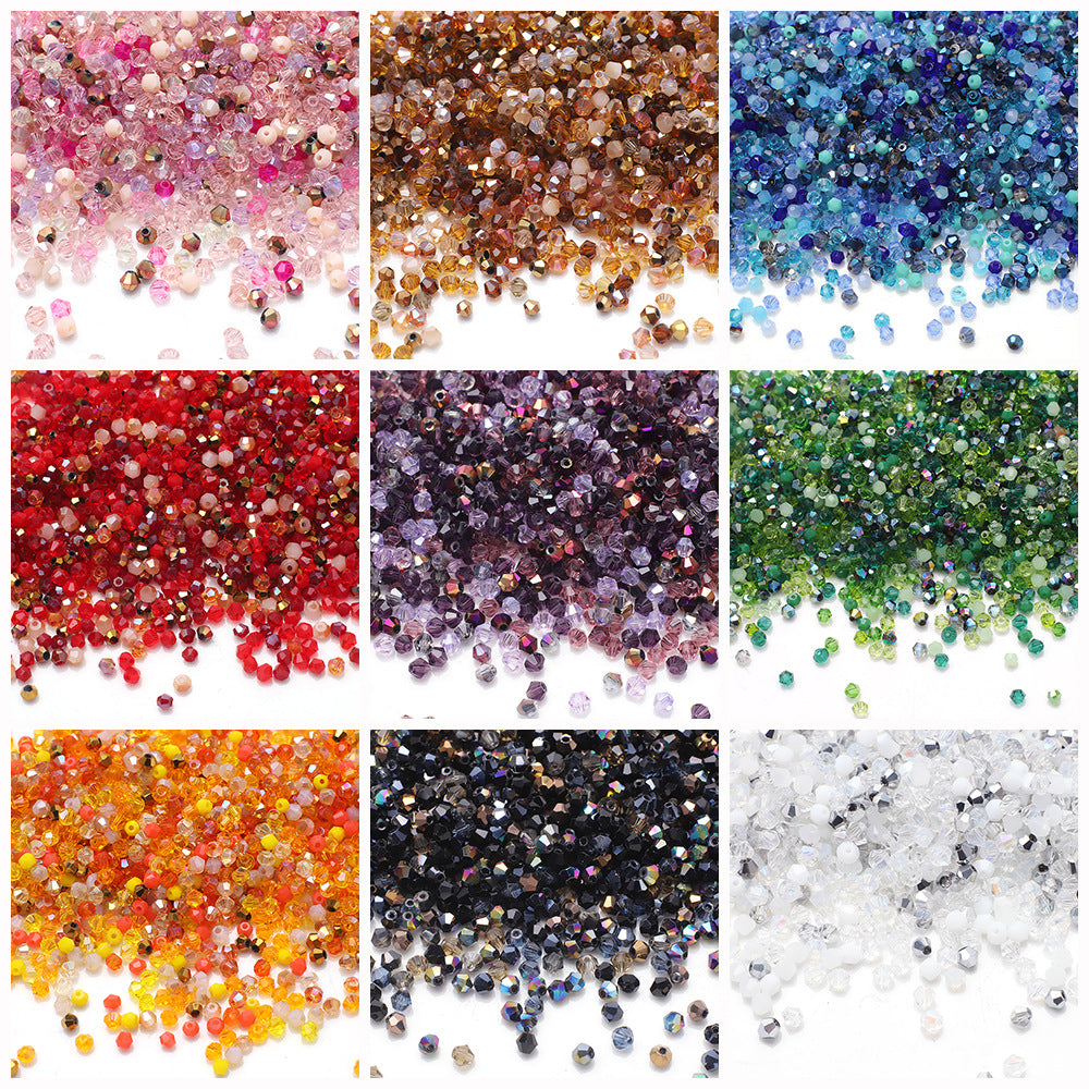 Rhombus Seed Glass Beads 3mm Assorted Colors 500pcs