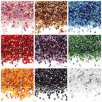 Rhombus Seed Glass Beads 3mm Assorted Colors 500pcs
