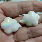 UV Plating Cloud Acrylic Beads 20mm 28mm Colorful Pastel 100pcs 2