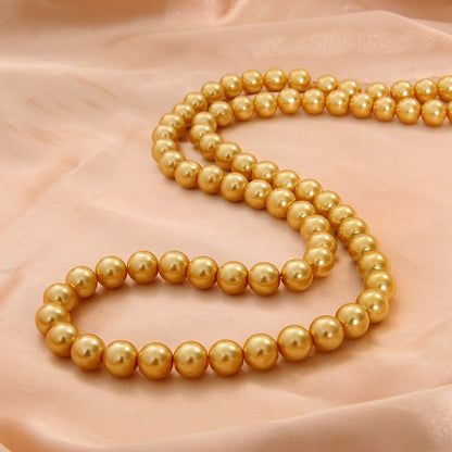 Pearl Glass Beads Round 10mm Imitation Glass 20pcs 11