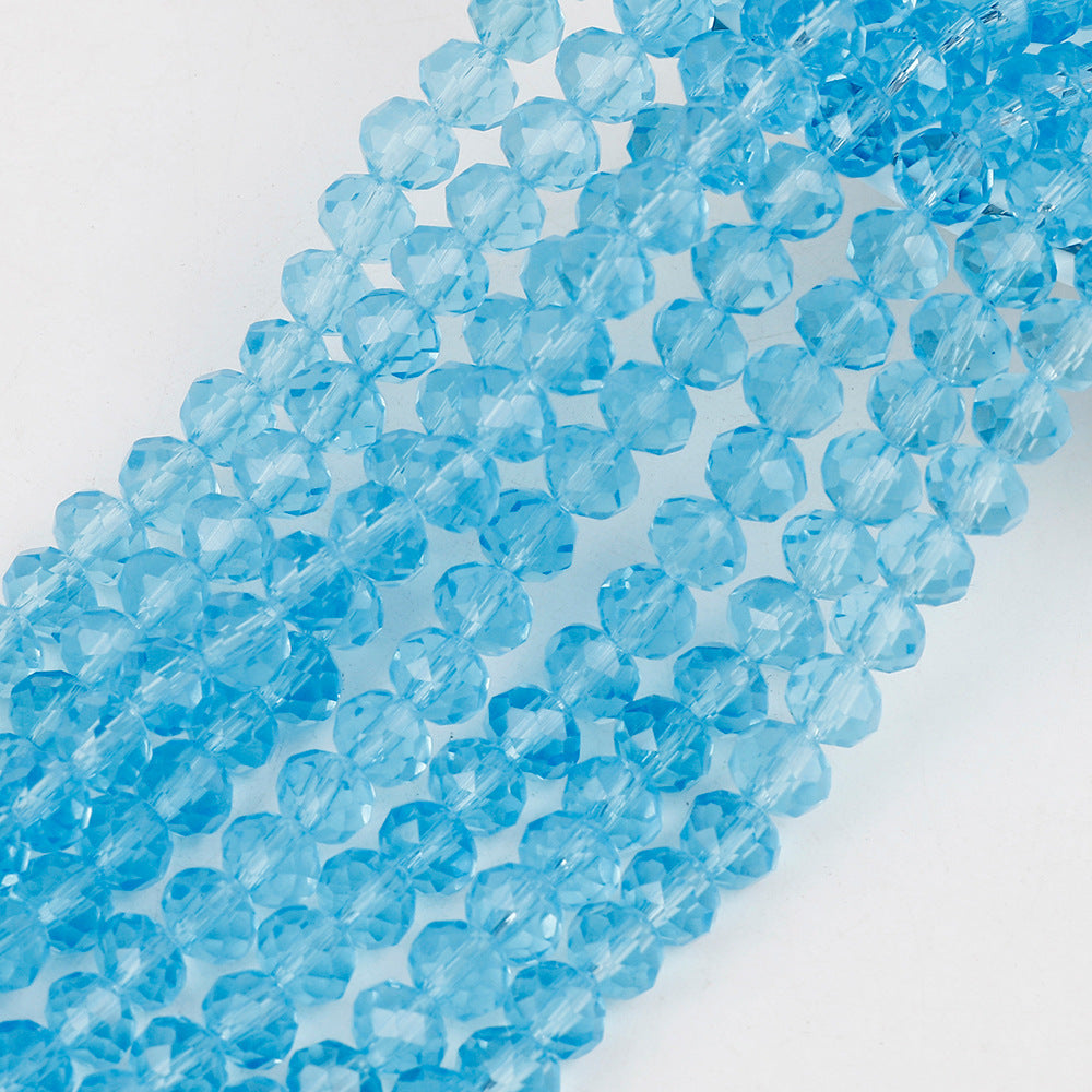 Transparent Faceted Glass Beads 10mm Colorful Mixed 136pcs 5