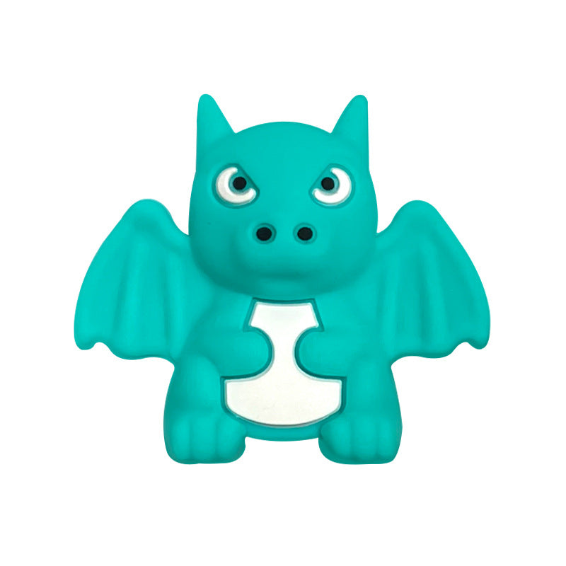 Silicone 3D Focal Beads Small Dragon Detailed Wings 20pcs 6