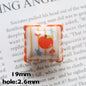 Cute Puppy Square Acrylic Beads 19mm Colorful Mixed 20pcs 8