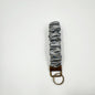 Satin Scrunchie Wristlet Keychain Solid Colors Antique Bronze Rings 2pcs 12