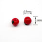 Hand Painted Enamel Glass Beads Juicy Fruit Series 1pc 13