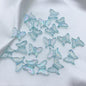 Transparent Butterfly Acrylic Beads 16mm UV Plating Summer 30pcs 11