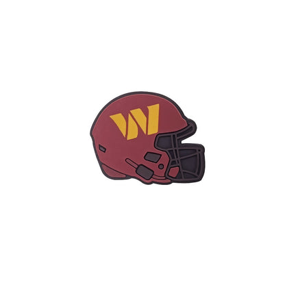 Silicone Focal Beads NFL Teams Helmet Printed Logos 20pcs 12