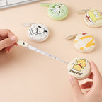Retractable Cartoon Character Dual Scale Measuring Tape 5cm 1pc 2