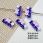 Signboard Metal Beads Painted Sanrio Series Colorful 10pcs 30