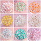 Painted Smiley Face Acrylic Beads 16mm Glow In The Dark 10pcs