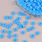 Glass Cylindrical Spacer Beads 6mm Mini 100pcs 18