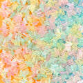 Transparent Flat Butterfly Acrylic Beads 16x13mm Pastel Colors 2pcs