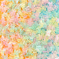 Transparent Flat Butterfly Acrylic Beads 16x13mm Pastel Colors 2pcs
