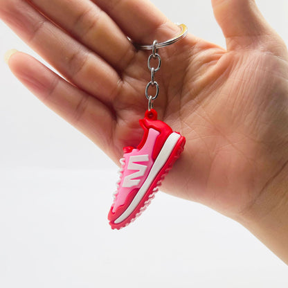 PVC Simulation Shoe Keychain Mini Sneaker Sports Colorful Charm 3
