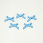Bow Metal Beads 20mm Baking Painted Polished Alloy 50pcs 12