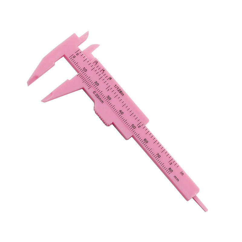 Dual Scale ABS Plastic Measuring Vernier Calipers 10cm 2pcs 11