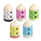 Painted Smiling Face Pencil Head Acrylic Beads 12x20mm Colorful 10pcs 5