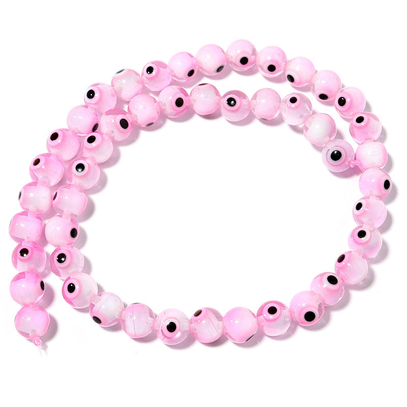 Lampwork Millefiori Evil Eye Glass Beads 4mm Antique Style 90pcs 13