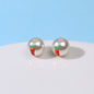 Hand Painted Acrylic Beads 12mm Enamel Cartoon Motifs 10pcs 7