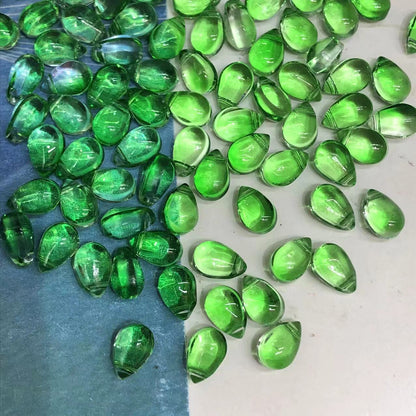Transparent Czech Glass Teardrop Glass Beads 6 9mm 1000pcs 17