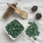 Crackle Glass Beads Round 8mm Textured Shimmer Mixed Colors 50pcs 15