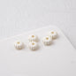 Acrylic Pumpkin Spacer Beads 8mm Striped 50pcs 15