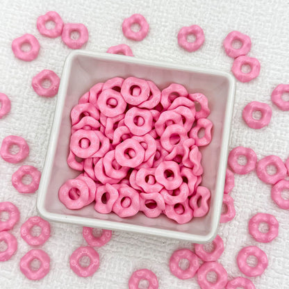 Acrylic Wavy Spacer Beads 12mm Baking Painted Colorful 50pcs 8