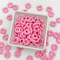 Acrylic Wavy Spacer Beads 12mm Baking Painted Colorful 50pcs 8