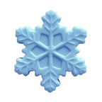 Silicone Focal Beads Snowflake Pastel Colors 20pcs 4