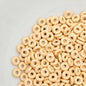 Alloy Donut Spacer Beads 5mm Baking Painted Solid Color 30pcs 8