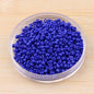 Ceramic Electroplated Seed Glass Beads 4mm Glossy Mixed Colors 460pcs 12