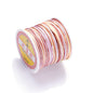 Nylon Rainbow Variegated Beading Thread 0.8mm Diameter 60m Spool 13