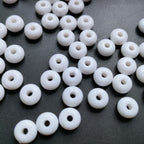 Acrylic Spacer Beads 10mm 6mm Glossy Black And White 100pcs 3