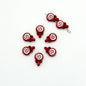 Lollipop Metal Beads 12mm Painted Alloy 10pcs 17