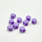Colored Four-Hole Acrylic Beads Large Hole Chunky Mixed Finishes 100pcs 28